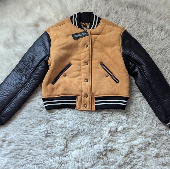 NWT Free People Blank NYC Booksmart Bomber Jacket - Picture 4 of 16